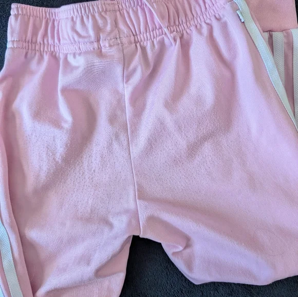 Adidas Pink Tracksuit with White Stripes - Picture 6 of 8